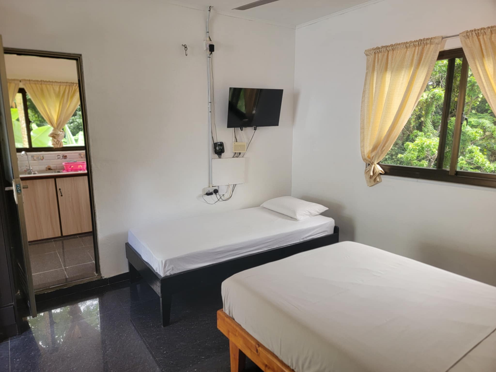 Self-contained studio accommodation